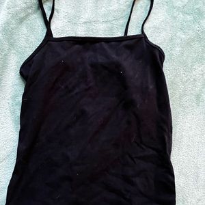 Black tank top